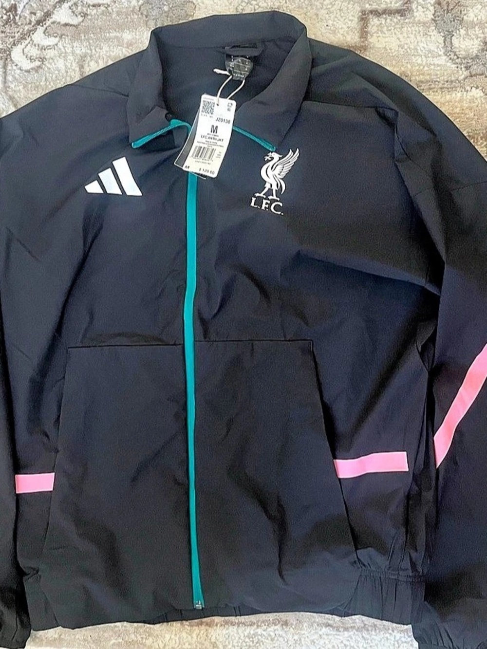 Adidas Liverpool FC 2018/19 Training Jacket Men's Black Training Jacket Size